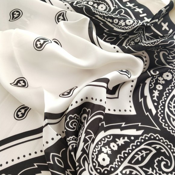 💕Last one Boho Style Bohemian Silk Scarf - Picture 3 of 4